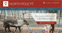 Desktop Screenshot of northpolephysicaltherapy.com