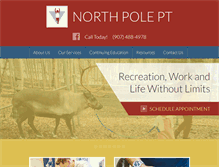 Tablet Screenshot of northpolephysicaltherapy.com